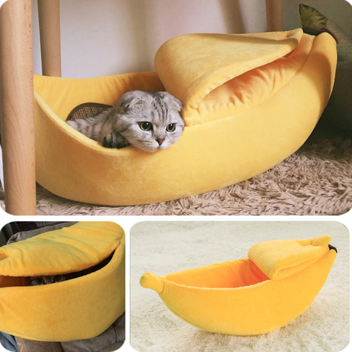 Banana Cat Bed House