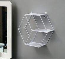 Load image into Gallery viewer, Metal Decorative Hanging Shelf