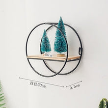 Load image into Gallery viewer, Metal Decorative Hanging Shelf